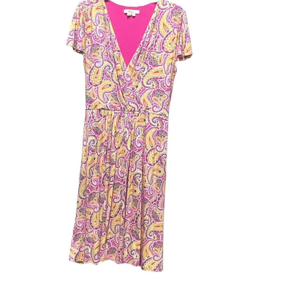 Boden size 8 Evangeline Paisley Jersey wrap dress.